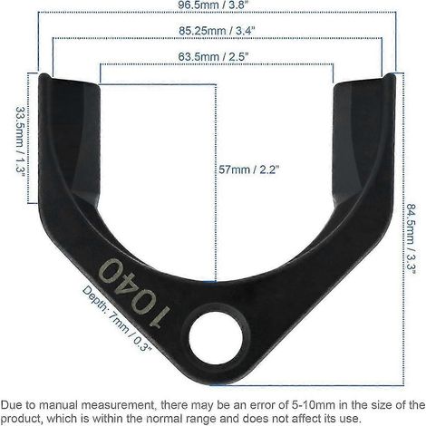 Adaptateur extracteur de joint homocinétique 1040 - Ouverture de 63 mm, outil de démontage d'essieu intérieur en acier au carbone