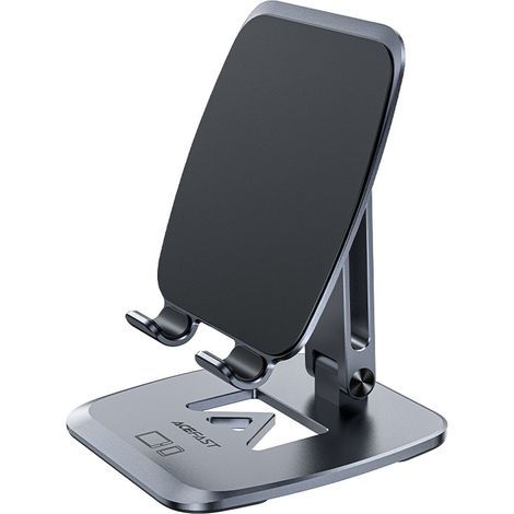 Faltbarer Ständerhalter Telefonständer grau (1/5)