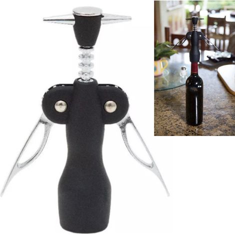 Ouvre-bouteille multifonctionnel pour vin et bière, ouvre-bouteille original, tire-bouchon pour vin rouge, ensemble d'ouvre-bouteilles pour vin rouge à usage domestique (1/4)
