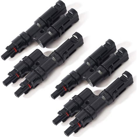 Pairs of Solar Y-Connector Pairs MMF + FFM Parallel Connection Between Solar Panels (1/5)