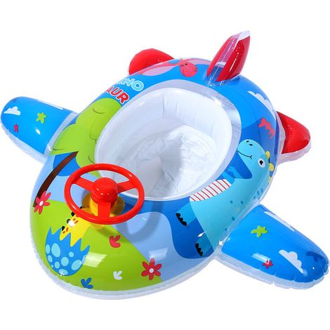 Green Mobility-Anneau de natation pour enfants bouée de sauvetage gonflable anneau de natation pour bébé anneau assis 1-2-3-6 ans,Avion (1/4)