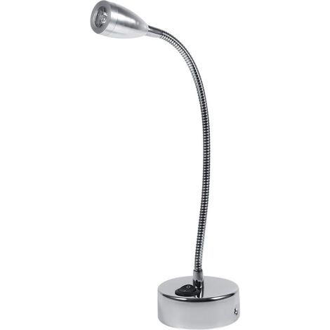Lampes col de Cygne de Mur Modernes LED Lumire 3W de Lecture lumire Flexible de Chevet 85-265V avec/sans Interrupteur(Blanc Chaud avec Interrupteur) (1/5)