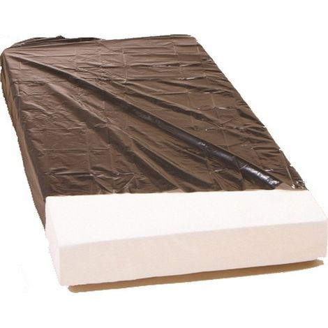 Mottez – Housse de protection pour matelas 1 personne – Dimensions 200 x 90 cm – Épaisseur 45 microns – Matière PEBD noir 100% recyclé