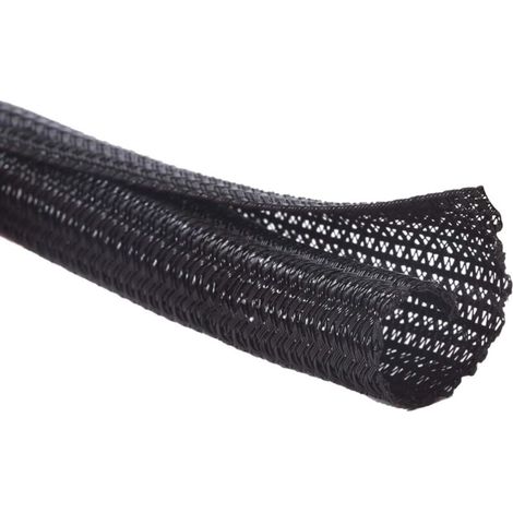 13mm-3m Self-Closing Cable Sleeve Cable Cover Cable Tidy Cable Management for Computer, Automotive - Black MUMU