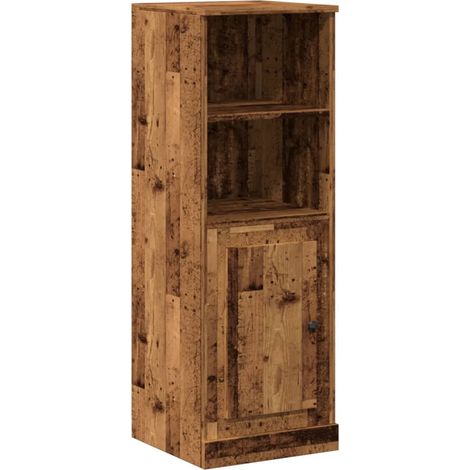 Credenza buffet cassettiera mobile contenitore organizer cucina soggiorno soggiorno alto legno vecchio 36 x 35,5 x 103,5 cm derivati del legno marrone 020035653