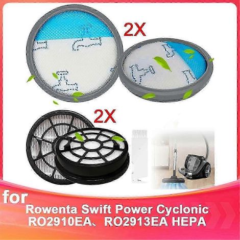 Filtres HEPA pour aspirateurs RO2910EA, RO2913EA, RO2915EA, RO2932EA, RO2933EA, RO2957EA et RO2981EA (1/5)