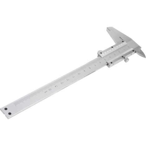 Pied à coulisse à vernier en acier inoxydable, jauge de réglage fin, outil de mesure étanche 0‑150 mm (1/5)