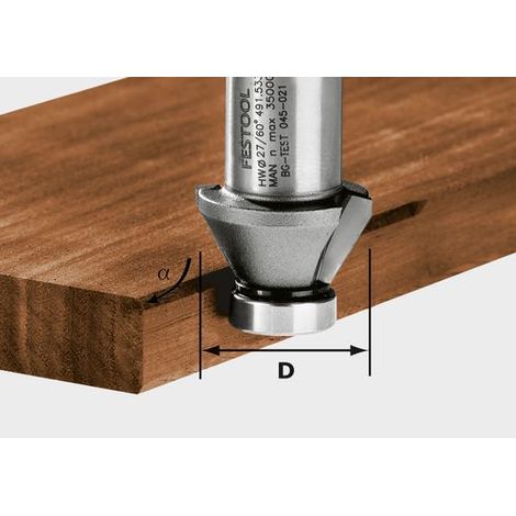 Festool Fresa de bisel HW 45°-OFK 500