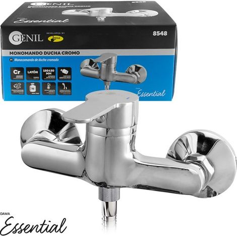 Grifo Monomando Ducha Gama Essential Acabado Cromado Cuerpo Latón (1/5)