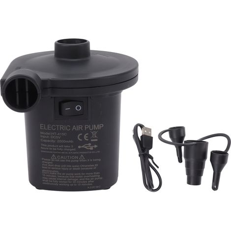 Pompe à air électrique 50W haute efficacité, gonfleur silencieux pour kayak gonflable, matelas pneumatique, lit d'appoint (1/5)