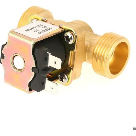 Électrovanne - Normalement Fermée - G3/4 - Laiton - 0 02 À 0 8 Mpa - DC12V - Pour Contrôle D Eau (1/4)