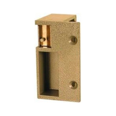 Gâche électrique saillie droite 12Vca en Applique, Ouverture Différée, Version Droite