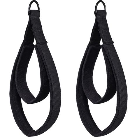 Sangle Pilates - Double Boucle Métallique - Compatible Avec Reformeur Et Appareils De Fitness - 2 Pièces (1/5)