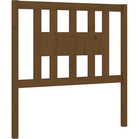 Maison Exclusive - Cabecero madera maciza de pino marrón miel 106 (1/5)