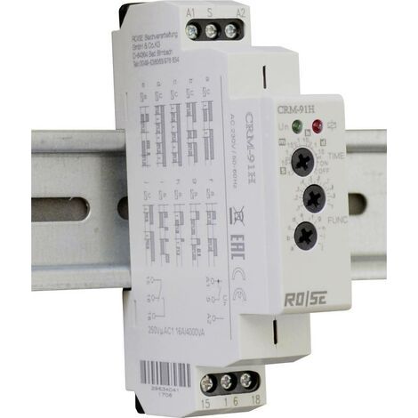 Rose LM CRM-91H/UNI CRM-91H/UNI Zeitrelais Multifunktional 230 V/AC 1 St. Zeitbereich: 0.1 s - 10 d (1/2)