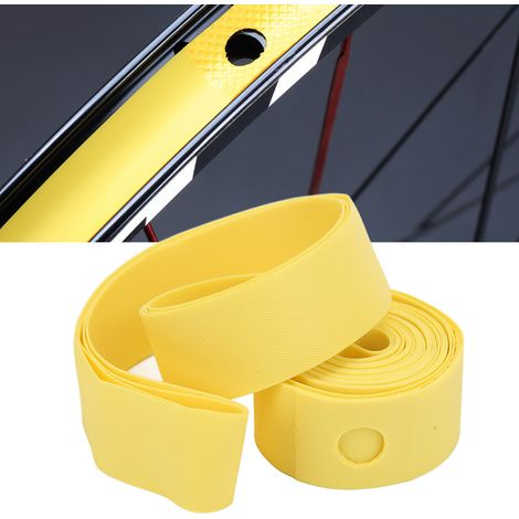 2 Pièces Protège-Chambre à Air Bande Anticrevaison PVC pour VTT 26 Pouces, Revêtement de Jante et Coussin de Protection