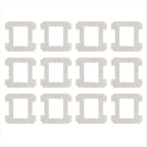 Lingettes Microfibre - Pour Robots Lave-Vitres - Compatible W2 Pro W2 Omni - 12 Pièces