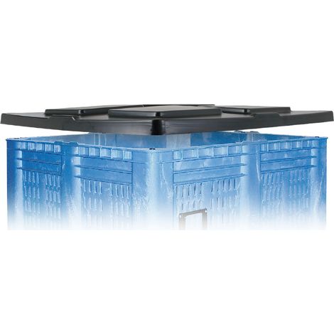 BRB Stülpdeckel für Palettenbox/Großbox 1300x1150 mm (1/2)
