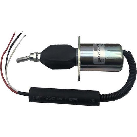 Électrovanne d'arrêt 12V 0427 2078 04272078 compatible avec les plateformes élévatrices Haulotte HA16PX équipées de moteurs Deutz. (1/5)