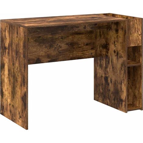Maison Exclusive - Schreibtisch Geräucherte Eiche 109 x 50 x 78 c