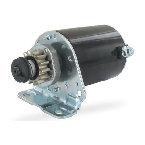 Applicable Démarreur Électrique 14 Dents pour Moteurs BRIGGS & STRATTON de Forte Puissance - Remplace 593934, 693551 - Pignon Métal avec Noix de Lanceur - Dimensions 0.245 m x 0.180 m x 0.185 m (1/5)