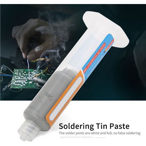Pâte à braser XGZ40 10 cc, flux de brasage crémeux Sn63 2545 µm (1/5)