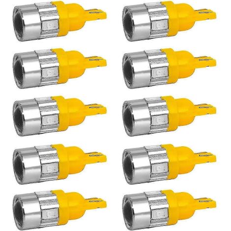 Lot de 10 ampoules LED T10 5630 6 SMD pour automobiles, 350 lm, 12 V (1/5)
