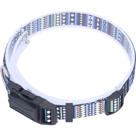 Verstellbares Haustierhalsband mit GPS-Ortungsgerät zur Verlustsicherung, intelligentes Echtzeit-Ortungsgerät für drinnen und draußen (Blau) (1/5)