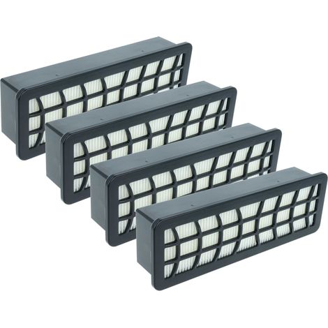 vhbw 4x filtro compatibile con Zelmer ZVC752SPUA(919.0SP), ZVC752SPUA(02)(919.0SP) aspirapolvere - filtro HEPA nero / bianco
