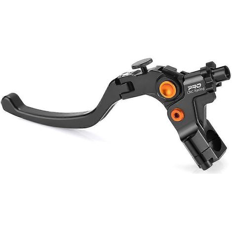 Maître-cylindre de frein à montage radial universel 19rcs, levier d'embrayage, câble, pompe hydraulique, leviers de frein pour moto Nanja Honda - Levier d'embrayage noir (1/5)