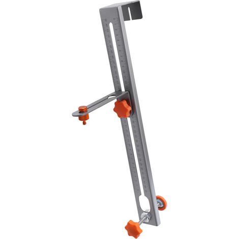 Support murale pour niveau laser en acier carbone 45cm échelle HD réglable 32cm inclinable pour 2 3 5 8 12 16 lignes (1/5)