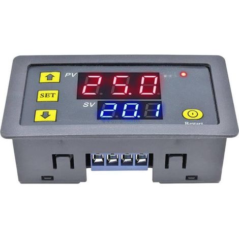 Module de relais temporisé 12 V CC avec minuterie à double cycle (1/5)