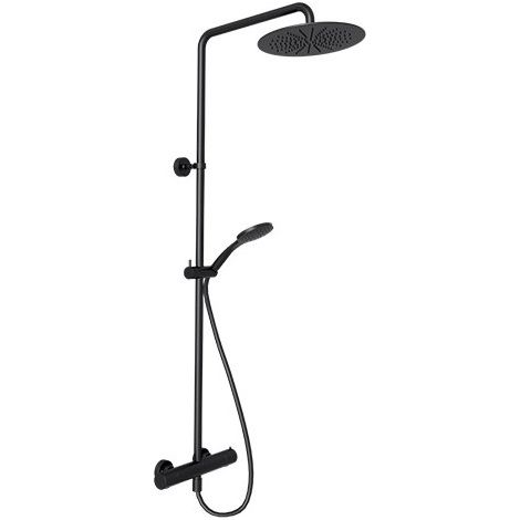Colonne de douche thermostatique Noir Mat Theta - CRISTINA ONDYNA TV44813