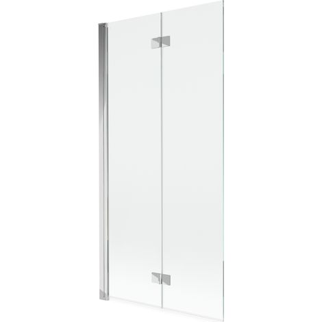 Mexen Mist paroi de baignoire à deux volets gauche 90 x 150 cm, transparent, chrome - 8A9-090-002-01-00-L (1/5)