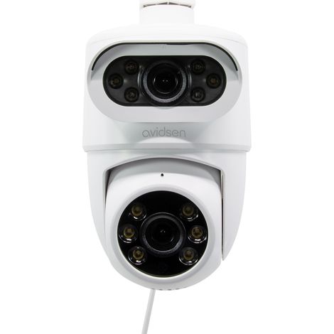 Motorisierte 2K-IP-Außenkamera mit zwei Objektiven HomeCam Dual PTZ - Avidsen - 127156