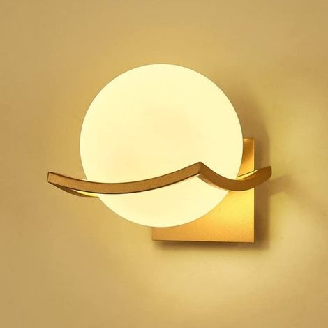 Applique moderna in stile metà secolo con illuminazione a LED. Elegante applique per comodino, soggiorno, camera da letto, bagno, ecc. (1/5)