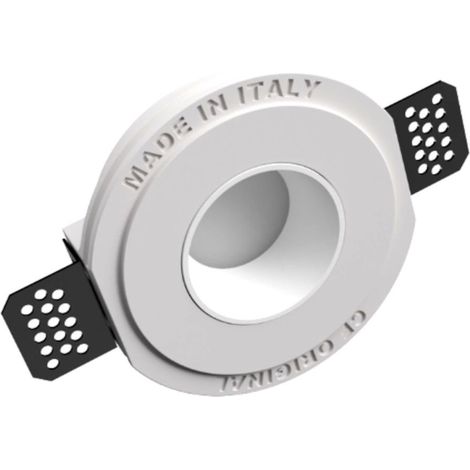 Spot encastré lampadari bartalini sunev gu10 led plâtre métal, couleur blanc