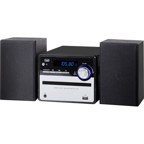 Trevi HCX 10F6 Mini home music system de 20 W Black, Silver (1/2)