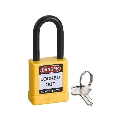 Consignation RS PRO 1 serrure Aluminium, Nylon, anse de 6.4mm ( Prix pour 1 )