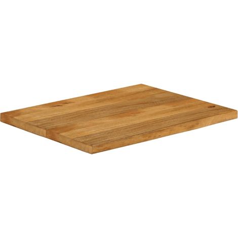 Dessus de table,Plateau de table,Dessus de bureau à bord vivant 90x60x2,5 cm bois massif manguier CFW17970 (1/5)