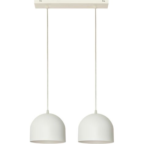 Helam MADISON Plafonnier Barre Droite Blanc 42cm