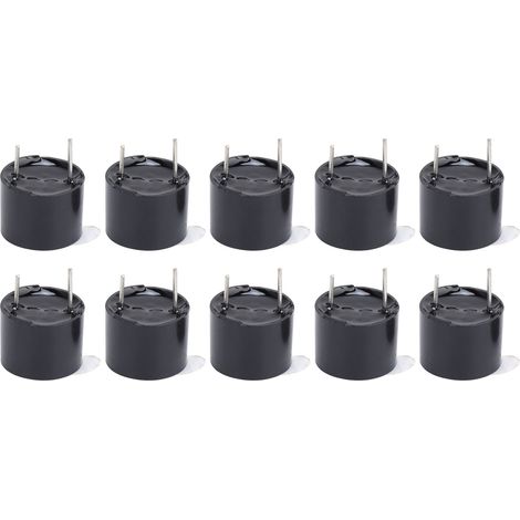 10 pièces alarme sonore électromagnétique actif électronique son continu bip TMB-12A05 DC 4-7V (1/5)