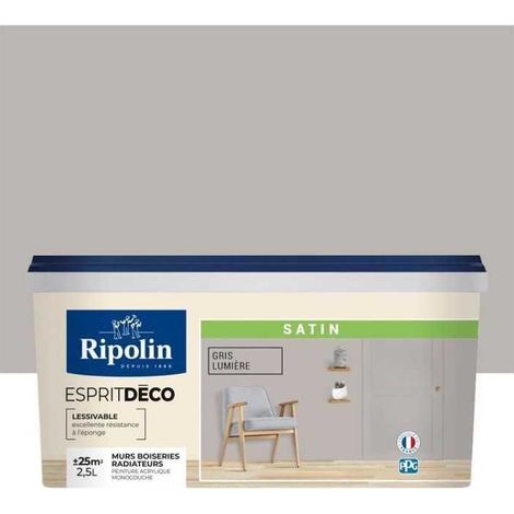 Ripolin Kollektion modernes Lichtgrau Farbe 2,5 Liter (1/3)