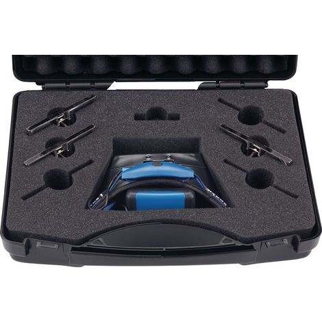 Juego de lupas con diadema Tech-Line magn. 2x.2.5x.3x LED suizo