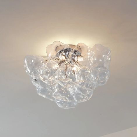 [NEUWERTIG] B-Ware Lucande Deckenleuchte Lampe Diborah Klar Glas Deckenbeleuchtung ø 49 Cm G9 (1/2)