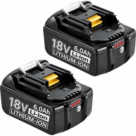 Batterie Lithium-Ion 18V Compatible Makita 18V 18.0 pour Outils Sans Fil BL1830 BL1850 Remplacement Batterie Outillage Électroportatif – Livraison gratuite (1/2)