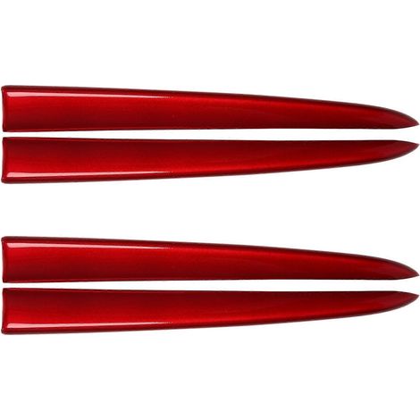 4x Embellecedores de parrilla delantera para Mazda2 Demio 2015-2017 DJ DL Hatchback Sedan Estilo Rojo (1/5)