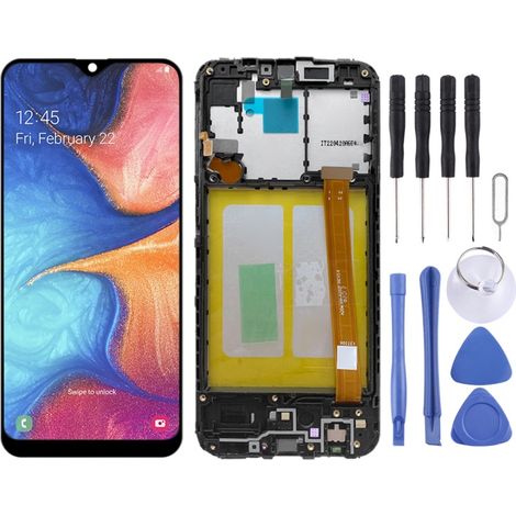 Original LCD touchscreen with frame for Samsung Galaxy A20e SM-A202 (1/4)