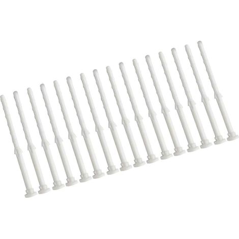 Patins amortisseurs en silicone pour ventilateurs de boîtier d'ordinateur, lot de 16, supports anti-vibrations pour ventilateurs de différentes tailles, rivets de fixation en caoutchouc, blanc (blanc) (1/5)
