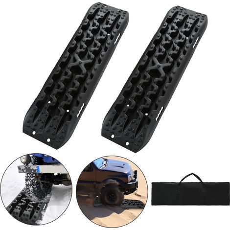 Randaco 2x Anfahrhilfe Auto Reifen schneeketten 10t Last Traktionshilfe (1/5)